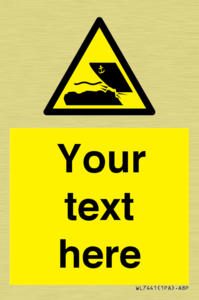 Custom Warning submerged objects in watercraft areas